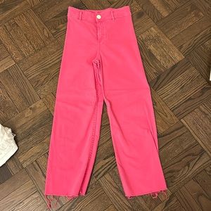 Zara Girls Wide Leg Jeans